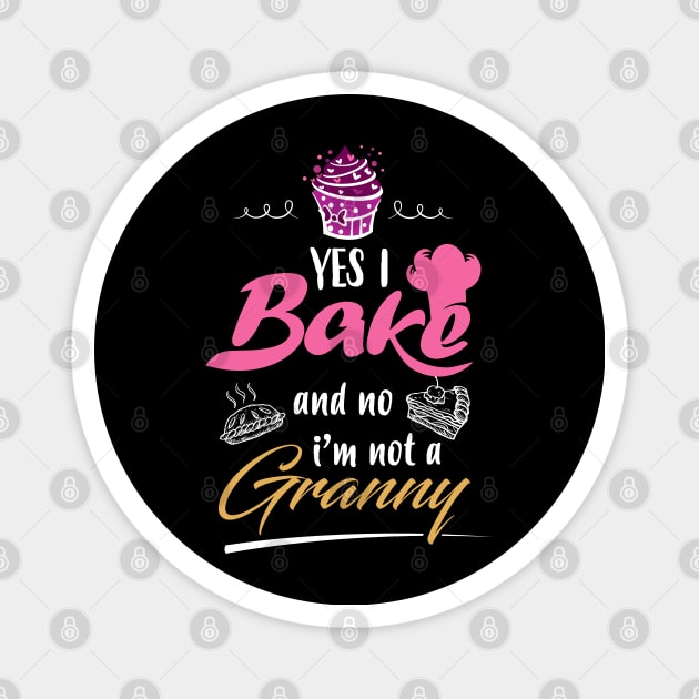 Baker/Bake/Bakery/Cookies/Cake/Cupcakes/Pie/Tart Magnet by Krautshirts